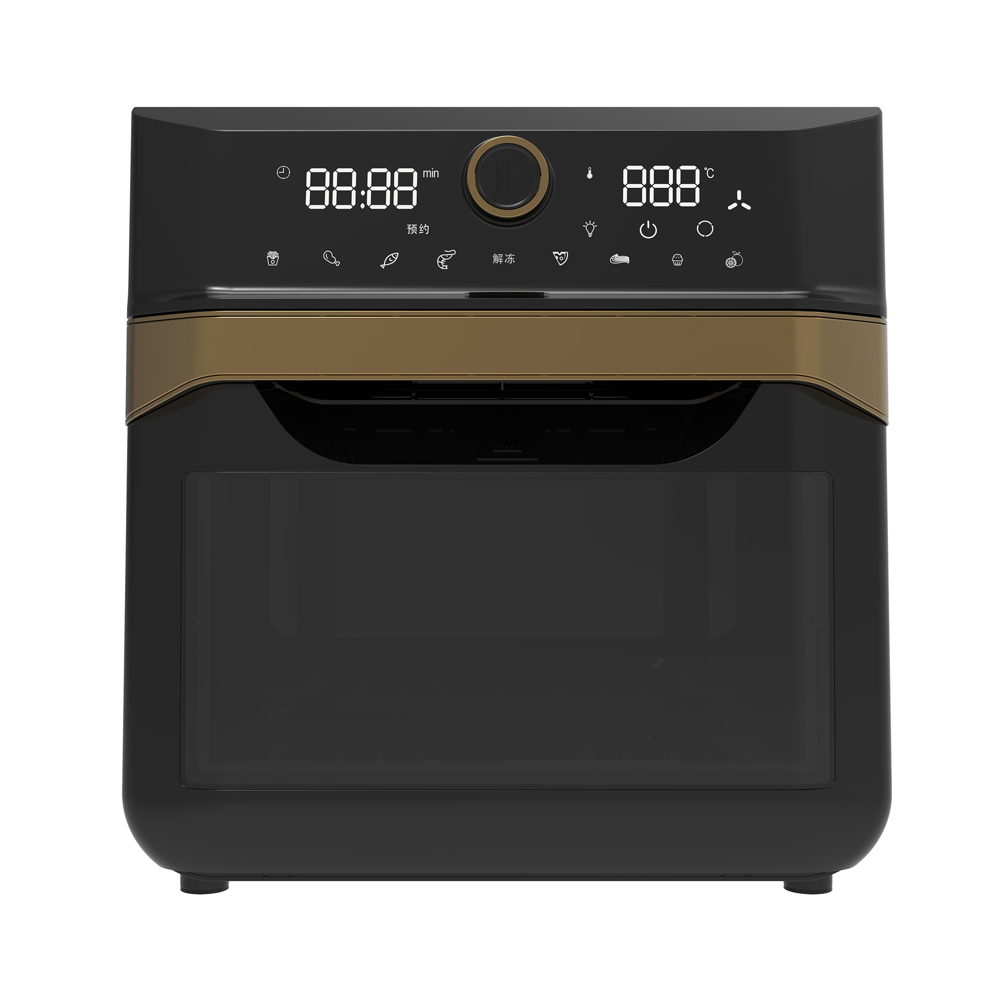 Kapasitas Besar 15L Rumah Fryer Udara Digital YYZG-1500A